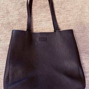 Danger Dover Allyn Black Leather Tote Bag